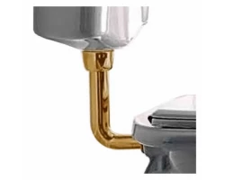 [294023] Труба низкая Kerasan Retro для бачка, цвет бронза +12978 ₽