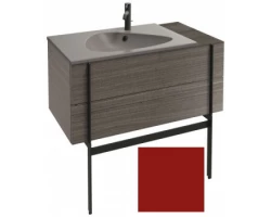 [297697] Тумба под раковину Jacob Delafon Nouvelle Vague 100 EB3031-S08, с выступом, цвет - темно-красный сатин +197240 ₽