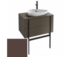 [298835] Тумба под раковину Jacob Delafon Nouvelle Vague 80 EB3039-N23, коричневый лед глянцевый +197060 ₽