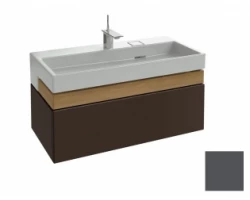 [299463] Тумба под раковину Jacob Delafon Terrace 100 EB1187-442 , подвесная, цвет - серый антрацит глянцевый +174460 ₽