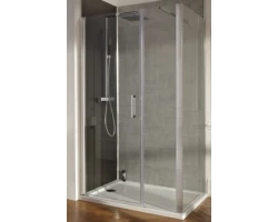 [303361] Душевой уголок Jacob Delafon Contra XXL, 160 x 40 см, профиль хром, стекло прозрачное, E22T121-GA/E22L40-GA/E22FT90-GA +80750 ₽