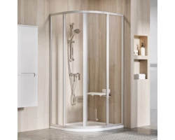 [308496] Душевой уголок Ravak Supernova SKCP4-80, профиль сатин, витраж транспарент, 31140U00Z1 +49760 ₽