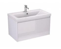 [325577] Тумба под раковину Velvex Klaufs 80 tpKLA.80.1Y-616.216 подвесная, 1 ящик, белый глянцевый +12982 ₽