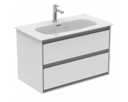 [326311] Тумба под раковину Ideal Standard Connect Air E0819B2, 80 см, белый глянцевый, белый матовый +104446 ₽