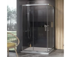 [333675] Душевой уголок Ravak 10° 10RV2K, 90 x 120 см, профиль сатин, витраж транспарент, 1ZJ70U00Z1/1ZJG0U00Z1 +139670 ₽