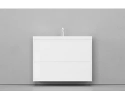 [338497] Тумба под раковину Velvex Klaufs 100 tpKLA.100.2Y-616.216 подвесная, 2 ящика, белый +22320 ₽
