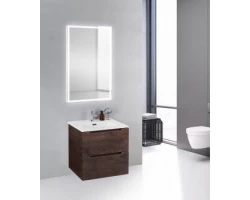 [350915] Тумба под раковину BelBagno ETNA39-600/390-2C-SO-RW-P 60 см подвесная, цвет темный дуб (rovere moro) +17920 ₽