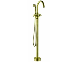 [375035] Смеситель Gemy G7099 для ванны, напольный, бронза +40656 ₽