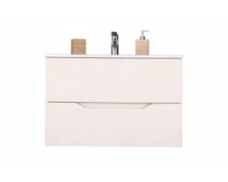 [429267] Тумба с раковиной Orange Line 80 см, Li-80Tua+Ra, подвесная, айвори матовый +29429 ₽