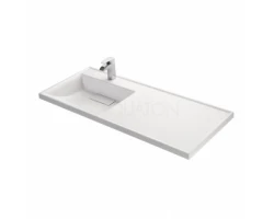 [455119] Раковина Акватон Лондри 120 см, искусственный камень, белая, левая, 1A72843KLH01L +13260 ₽