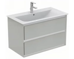 [461191] Тумба под раковину Ideal Standard Connect Air 80 см, подвесная, светло-серый глянцевый, белый матовый, E0819EQ +104446 ₽