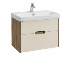 [473483] Тумба под раковину Акватон Оливия 70 см, бежевый, дуб велл, 1A254301OLVG0 +14840 ₽