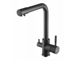 [475267] Смеситель Акватон Руан для кухонной мойки, фильтр, графит, 1AX004FCXX210 +9890 ₽