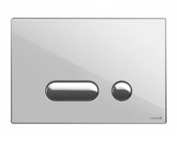 [479651] Клавиша смыва Cersanit Intera P-BU-INT/Whg/Gl глянцевая, стекло, белый, 60180 +11990 ₽