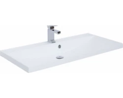 [503979] Раковина-столешница Aquanet Нота 100 см, прямоугольная, белый, 284116 +10649 ₽