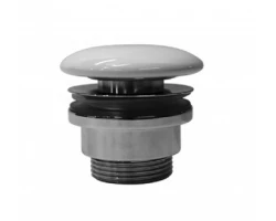 [580239] Донный клапан GSI PCS11 для раковины, click-clack, без перелива, белый глянцевый +7574 ₽