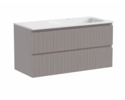[640777] Тумба под раковину Sancos Snob T 100 см подвесная, правая, Doha Soft, SNT100RSM +23500 ₽