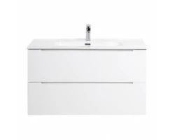 [640792] Тумба под раковину BelBagno Etna 100, подвесная, цвет Bianco Opaco, Etna-1000-2C-SO-BO-P +22500 ₽