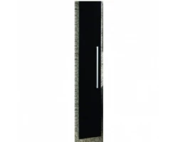 [90331] Шкаф-колонна Акватон МАДРИД М чёрный глянец, 1296-3.95-01 +2208 ₽