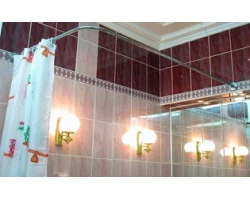 [94213] Карниз для шторки Г-образный для ванны Relisan Neonika +5146 ₽