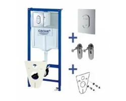 [97171] Инсталляция для подвесного унитаза Grohe Rapid SL 38929000 (4 в 1 в сборе) +33931 ₽