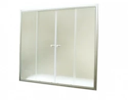 [149633] Шторка фронтальная для ванны 1MarKa, цвет профиля - хром, 170*140 см +10400 ₽