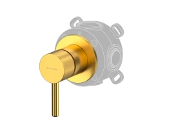 Смеситель скрытого монтажа на 1 потребитель WHITECROSS Y Y1241GLB (брашированное золото) +15068 ₽