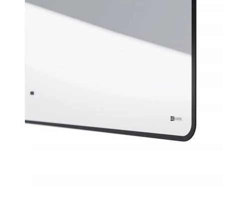 Зеркало Lemark MIOBLACK 50х80 см с интерьерной подсветкой, с подогревом