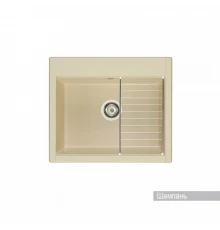 Мойка для кухни  Делия 60 602х517х218 мм, шампань