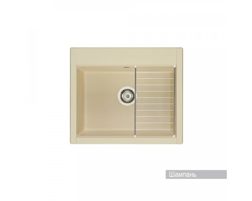Мойка для кухни  Делия 60 602х517х218 мм, шампань