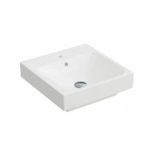 Раковина Strati, 48,5х48 см, прямоугольная, белый глянец, BERGES