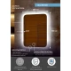 Зеркало Glamour LED 600x800