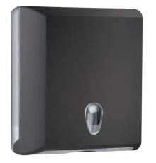 Диспенсер для бумажных полотенец из ABS  пластика. Черный