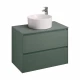 ONA Модуль для раковины 800 мм, 785x450x565 мм, с 2 ящиками, зеленый матовый, ROCA