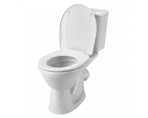 БОРЕАЛЬ Унитаз-компакт, антивсплеск, накл. вып., ниж. подв., (эконом) 1-а режимная арматура, сиденье