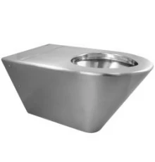 Унитаз из нержавеющей стали без сливного бака матовый 340*370*700 13011.S