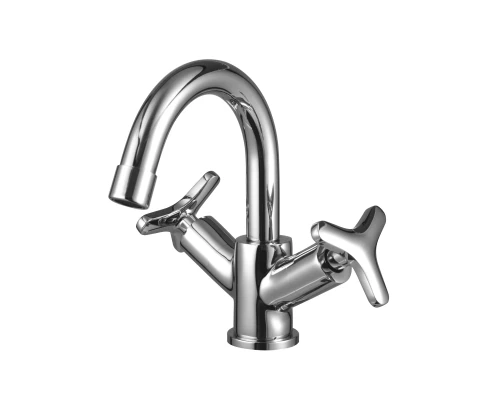 Plus_Spirit Смеситель для раковины, пов.излив 117мм, р/ДВ, хром, LM, LM1907C