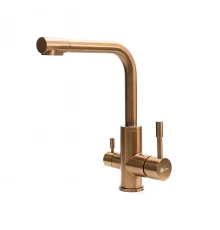 Expert Смеситель для кухни, выс.пов.излив 210мм фильтр.воды, р/ОД, роз.золото.нано, LM, LM5061RGN