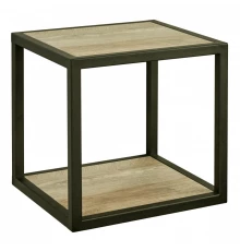 Полка ЛОФТ ФАБРИК 34, дуб эндгрейн