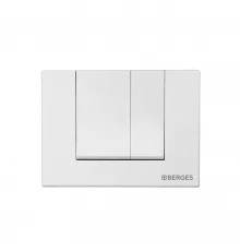 Кнопка  для инсталляции NOVUM S4, Soft Touch белая, BERGES