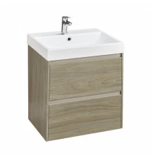 ONA Модуль для раковины 600 мм, 585x450x565 мм, с 2 ящиками, темный вяз, ROCA