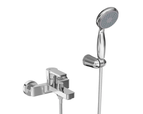 Aura Смеситель для ванны, монолит.излив 182мм лейка, р/ОД,цвет, хром, LM, LM0614C