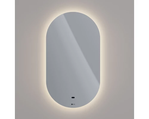 Зеркало Lemark OLSA 45х80 см овальное с интерьерной подсветкой