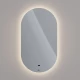 Зеркало Lemark OLSA 45х80 см овальное с интерьерной подсветкой