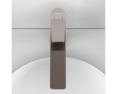 Смеситель д/раковины Abelsberg Intensa EGF23521BN высокий, титан