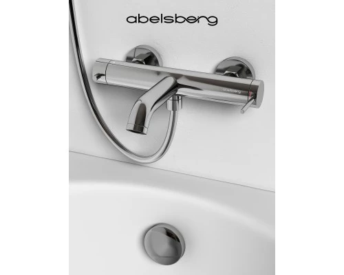 Смеситель д/ванны и душа Abelsberg Fluida ERF22516CH, глянцевый хром