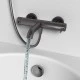 Смеситель д/ванны и душа Abelsberg Fluida ERF22516GM, космическая сталь