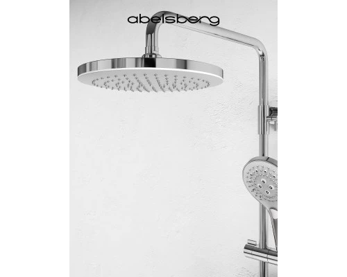 Душевая система Abelsberg Lineara SNS52790CH термостат, полка, д/душа, глянцевый хром