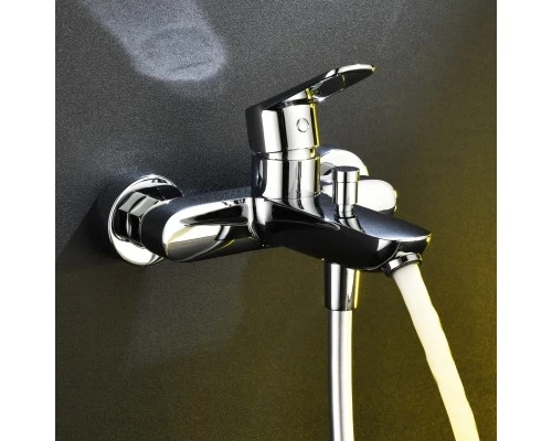 Смеситель д/ванны и душа Abelsberg UNF25747CH Lineara, глянцевый хром