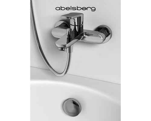 Смеситель д/ванны и душа Abelsberg UNF25747CH Lineara, глянцевый хром